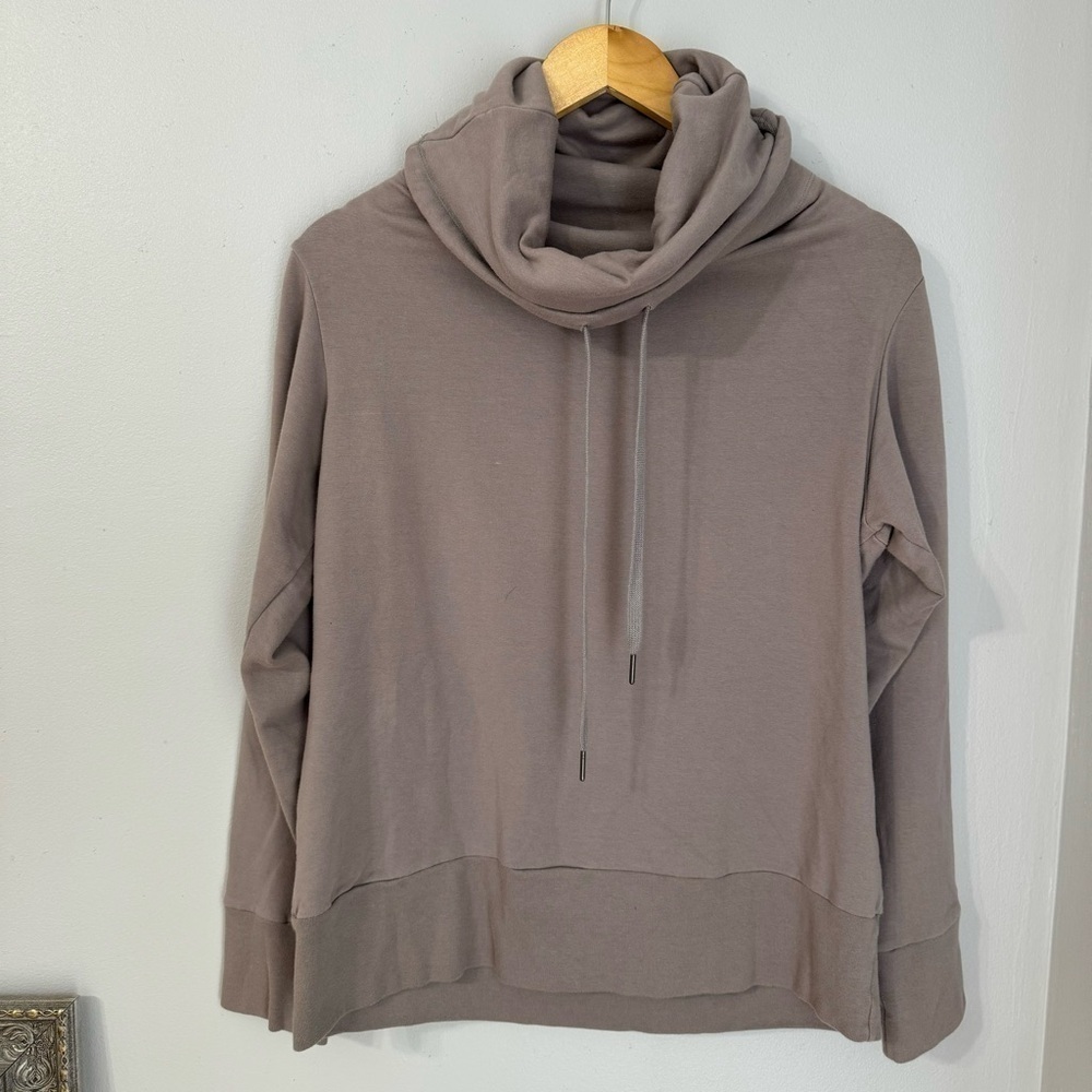Fig grey cowel neck sweater size large